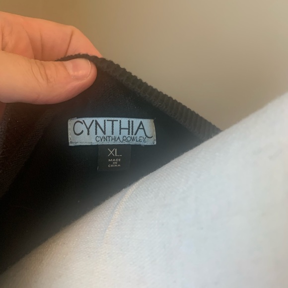 Cynthia Rowley Sparkle Feather Sweater XL - Picture 4 of 4